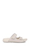 Ecco Cozmo Slide Sandal In Limestone Reptilia