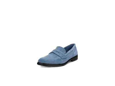 Ecco Dress Classic 15 Penny Loafers In Blue