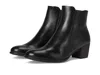Ecco Shape Stack Heel Bootie In Black