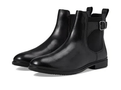 Ecco Dress Classic Chelsea Buckle Ankle Boots In Black