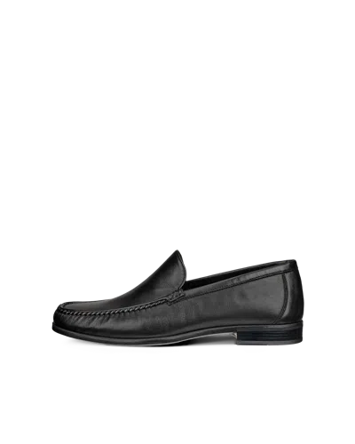 Ecco Dress Moc - Men's Leather Moccasin In Black