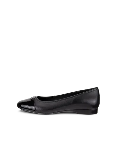 Ecco Elevate - Women's Leather Ballerina In Black