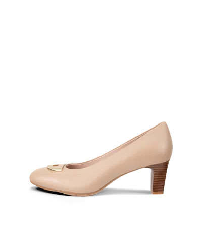 Ecco Elevate - Women's Leather High-heel Pump In Beige