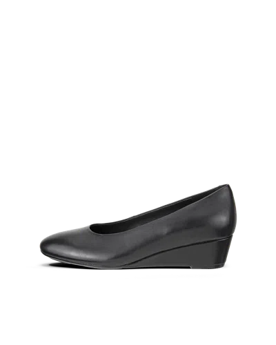 Ecco Elevate - Women's Leather Wedge Pump In Black