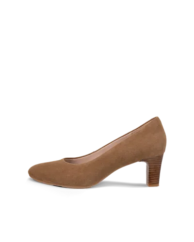 Ecco Elevate - Women's Suede High-heel Pump In Brown