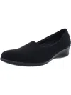 Ecco Felicia Womens Leather Marled Loafers In Black
