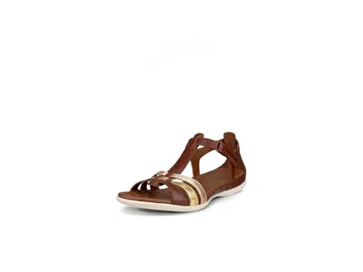 Ecco Flash T-strap Sandal In Brown