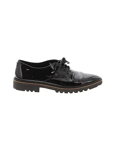 Pre-owned Ecco Flats In Black