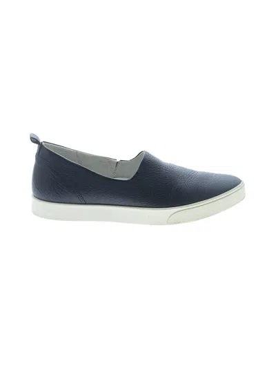 Pre-owned Ecco Flats In Black