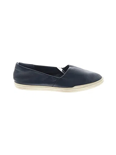 Pre-owned Ecco Flats In Blue