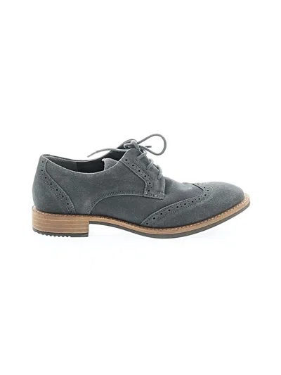Pre-owned Ecco Flats In Gray