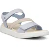 Ecco Flowt 2 Band Sandal In Blue