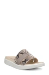 Ecco Flowt Oasis Slide Sandal In Gray