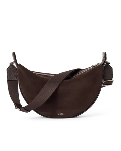 Ecco Fortune Bag M - Women's Leather Shoulder Bag In Brown