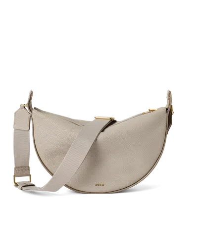 Ecco Fortune Bag Medium - Leather Crossbody Bag In Beige