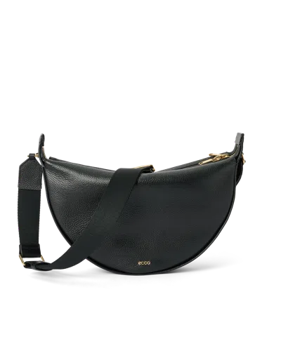 Ecco Fortune Bag Medium - Leather Crossbody Bag In Black