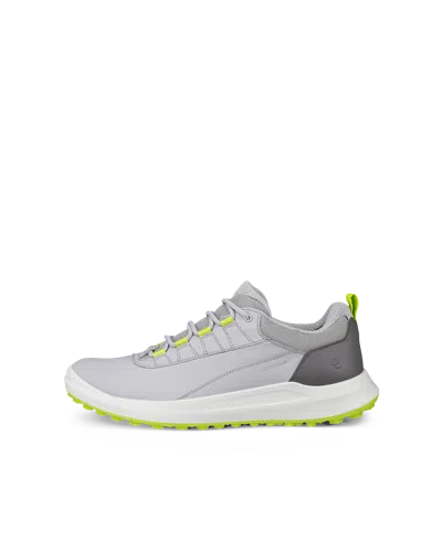 Ecco Golf Core - Men's Leather Waterproof Golf Shoe In Gray