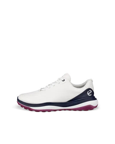 Ecco Golf Lt1 - Men's Leather Waterproof Golf Shoe In White