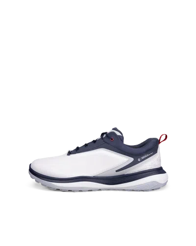 Ecco Golf Lt1 - Men's Leather Waterproof Golf Shoe In White