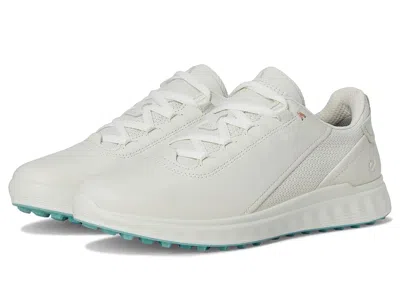 Ecco Golf S Casual Lace Waterproof Golf Shoe In White