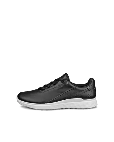 Ecco Golf S-casual - Men's Leather Waterproof Golf Shoe In Black