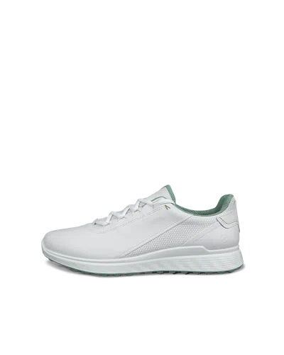 Ecco Golf S-casual - Men's Leather Waterproof Golf Shoe In White
