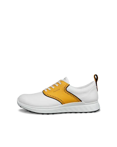 Ecco Golf S-casual - Men's Leather Waterproof Golf Shoe In White
