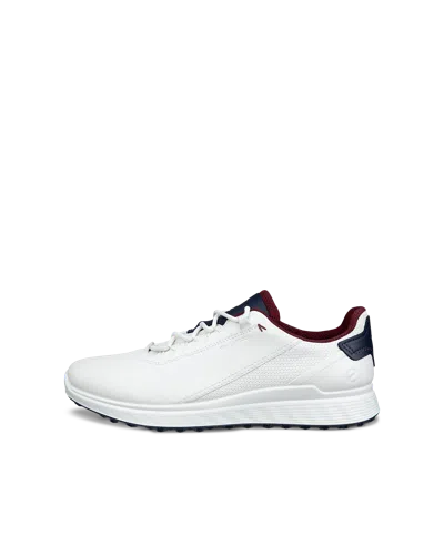 Ecco Golf S-casual - Men's Leather Waterproof Golf Shoe In White
