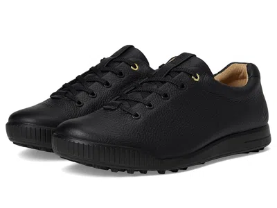Ecco Golf Street Retro Hybrid Waterproof Golf Shoe In Black
