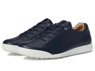Ecco Golf Street Retro Hybrid Waterproof Golf Shoe In Blue