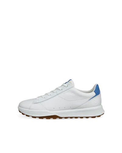 Ecco Golf Street Vibe - Men's Leather Waterproof Golf Shoe In White