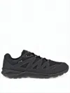 Ecco Gore-tex Enhanced Black Sneakers With Design In Black