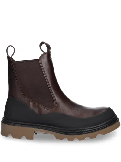 Ecco Grainer Ankle Boots In Brown