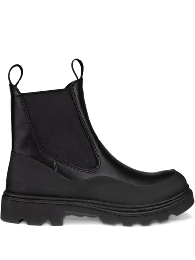 Ecco Grainer Chelsea Boots In Black
