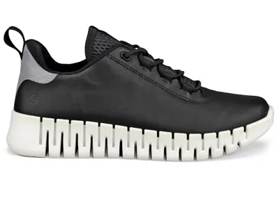 Pre-owned Ecco Gruuv Grey White (women's) Sneakers In Black