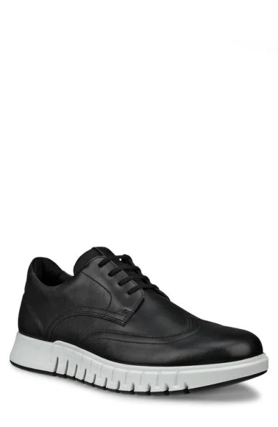 Ecco Gruuv Hybrid Derby In Black/black