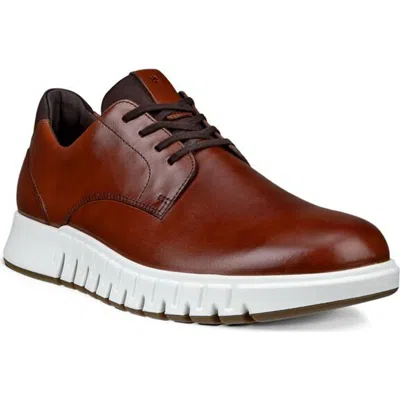 Ecco Gruuv Hybrid Derby In Mink/mocha