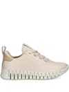 Ecco Gruuv Lea Sneakers In Neutral
