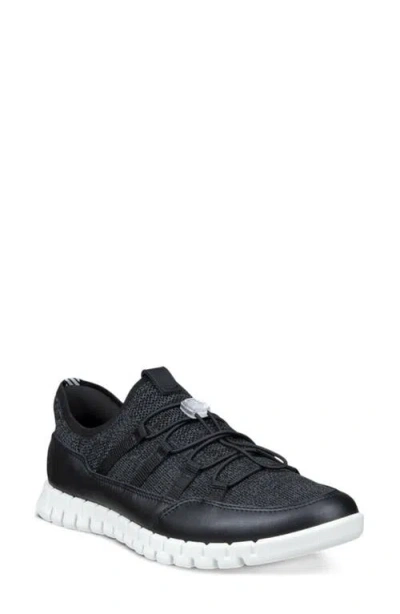 Ecco Gruuv Lite Sneaker In Black