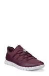 Ecco Gruuv Lite Sneaker In Burgundy