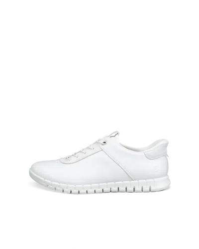 Ecco Gruuv Lite - Women's Leather Lace-up Sneaker In White