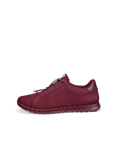 Ecco Gruuv Lite - Women's Nubuck Waterproof Sneaker In Red