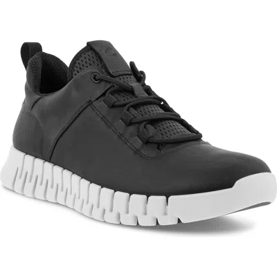 Ecco Gruuv Sneaker In Black/black