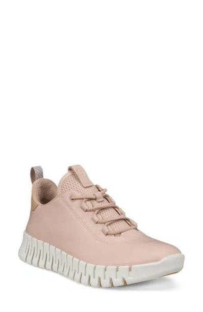 Ecco Women's Gruuv Lace Up Sneaker In Limestone