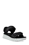 Ecco Gruuv Sol Sandal In Black