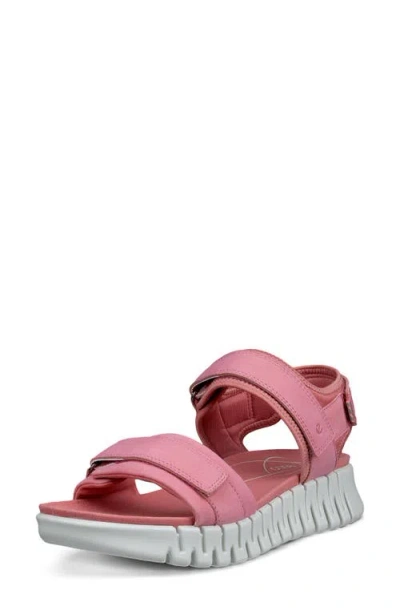 Ecco Gruuv Sol Sandal In Pink