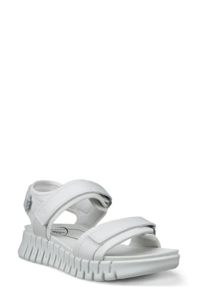 Ecco Gruuv Sol Sandal In White
