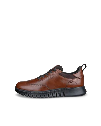 Ecco Gruuv Studio - Men's Leather Gore-tex Derby Shoe In Multi