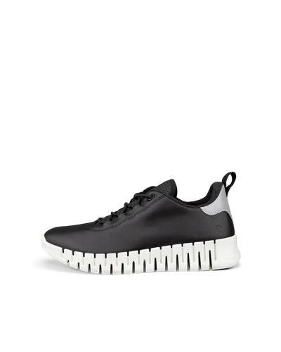 Ecco Gruuv - Women's Leather Sneaker In Black