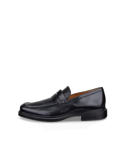 Ecco Helsinki 2 - Men's Leather Loafer Dress Shoe In Animal Print